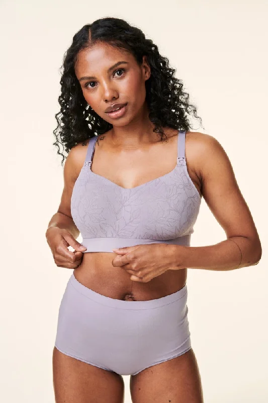 supportive women nursing bra for large bustsBravado Grey Intrigue Balconette Maternity & Nursing Bra