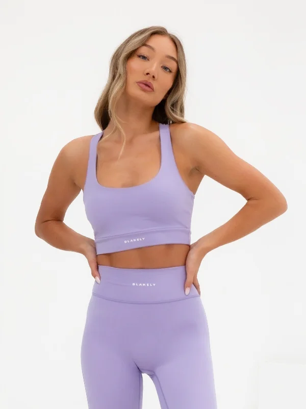 travel women sport bra for easy packingUltimate Active Bra - Lilac