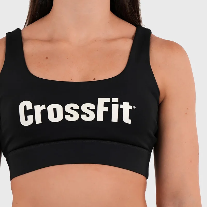 matching women sport bra and leggings setsNorthern Spirit - CROSSFIT® LAMBDI WOMEN CLASSIC SPORTS BRA MEDIUM SUPPORT - INK