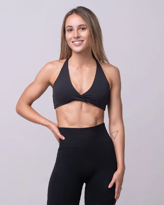 maternity women sport bra for expectant mothersTwist Sports Bra Black